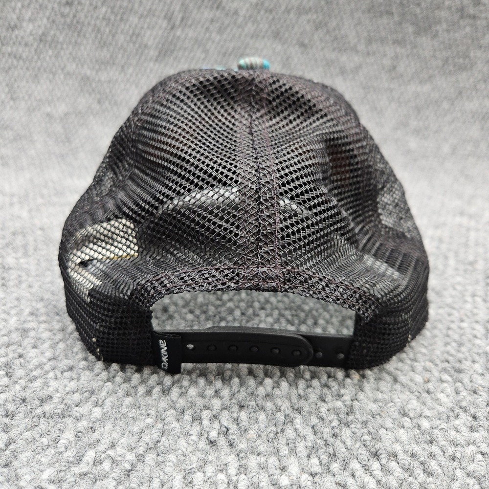 Dakine Women's Multi Color Striped Foam Mesh Trucker Snapback Hat Ball Cap - Picture 5 of 7